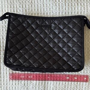 MZ Wallace Black Quilted makeup bag